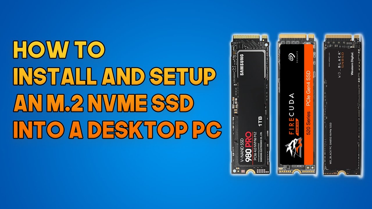 How Install And Setup An M.2 NVMe Into PC- Full Guide - YouTube