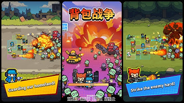 Zombie Defense：Bag Merge Game All Mobile Video Gameplay