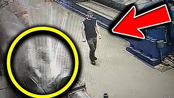 Worker Stands TOO CLOSE to the Rotating Machine... Then This Happened!