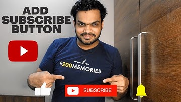 How to add Like, Share and Subscribe Animated Button in YouTube Videos