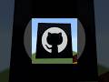 Uber, Telegram, GitHub,&amp;Capcut Social Media Pixelart in Minecraft! 🎮🔥 #minecraft,#shorts,#shortsfeed