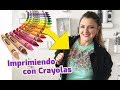 Imprimiendo Playeras con Crayolas 🖍Chuladas Creativas