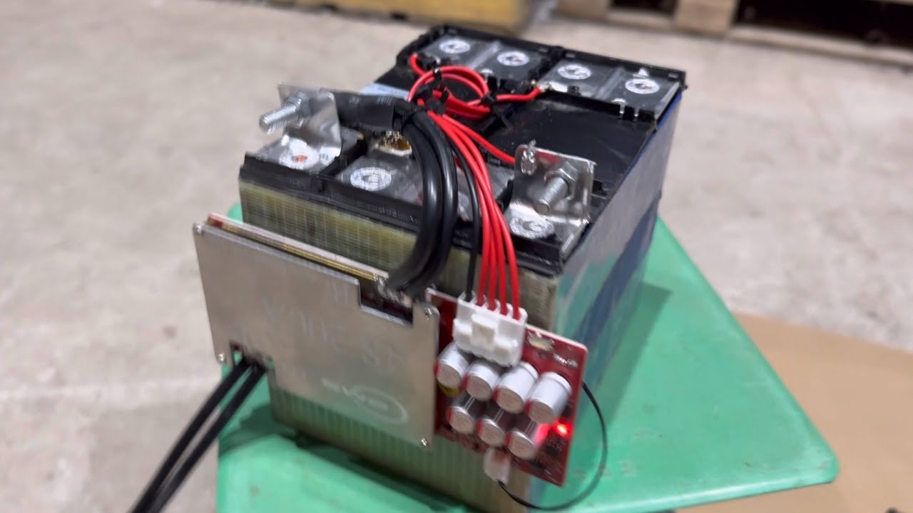 Khối pin 12V - 50Ah cắt từ xe VF3, lưu trữ điện tốt giá hơn triệu miễn ship