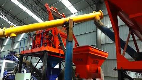 The Production Process of NP QT10-15 Block and Brick Making Machine from China