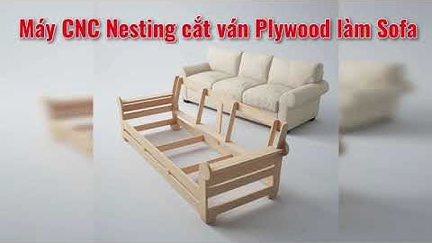 Máy cnc nesting 4 đầu PRO-R4F | Option rulo tỳ phôi (con lăn đè ván) cắt plywood làm ghế sofa