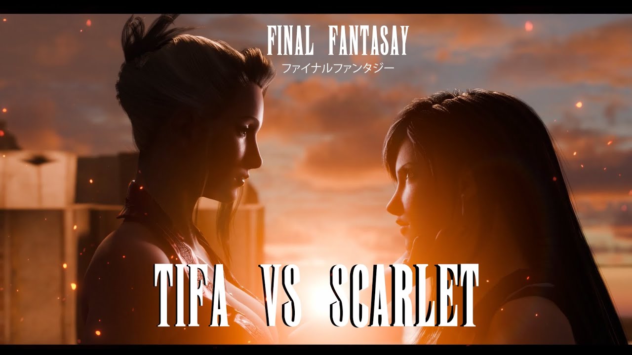 TIFA VS SCARLET - FINAL FANTASY VII - 3D Animated Short Film