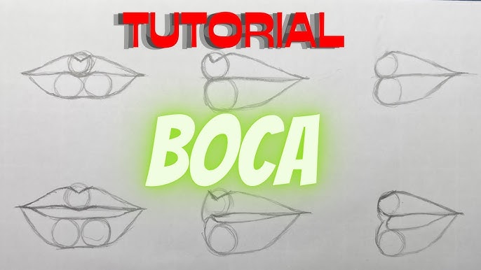 Como Desenhar Boca - Tradicional ou Anime 