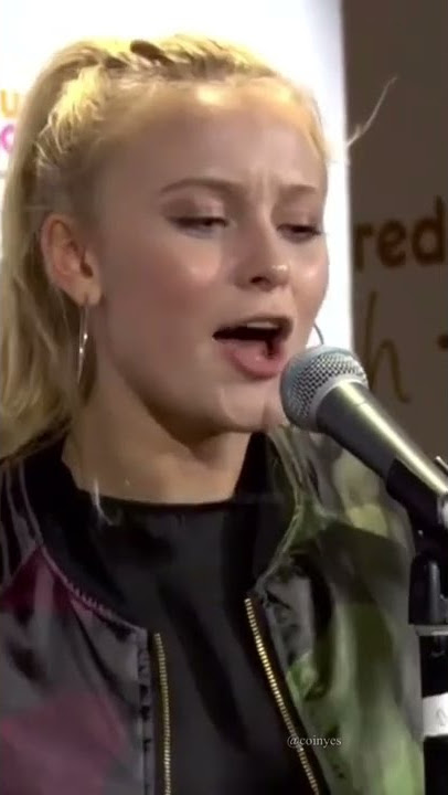 Zara Larsson Performing Live tiktok coinyes