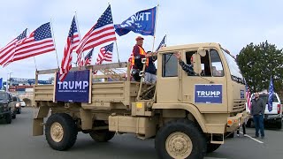Trump supporters rally in Boston ahead of Super Tuesday
