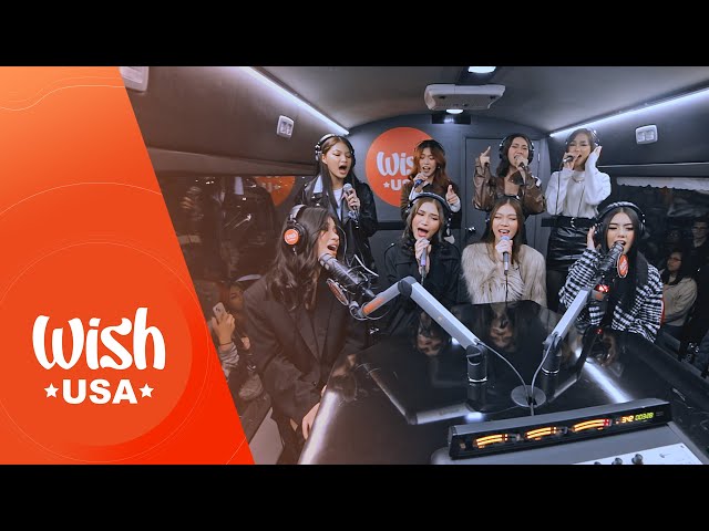 BINI performs Strings LIVE on the Wish USA Bus class=