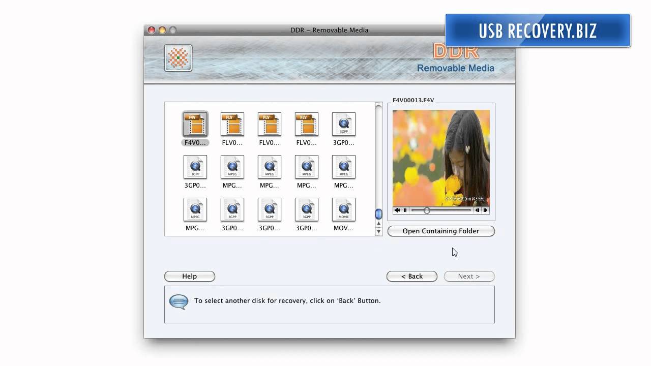 Mac removable media recovery software recover data digital data storage media USB media