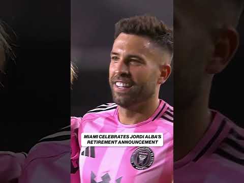 A Beautiful Ceremony For Spanish Legend Jordi Alba Soccer Mls 