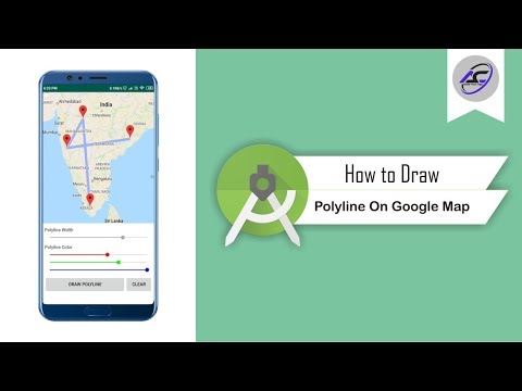 How to Draw Polyline On Google Map in Android Studio | DrawPolyline | Android Coding