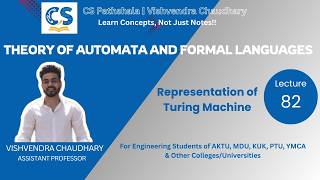 TAFL | Unit-5 | Lecture-82 | Representation of Turing Machine | AKTU B.Tech CSE