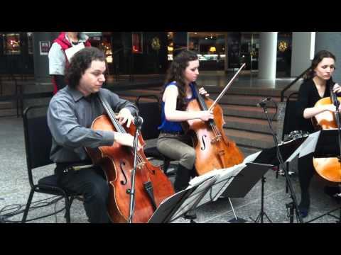 Matt Haimovitz and his all-cello band Uccello play live at the Homerun broadcast from Place Des Arts