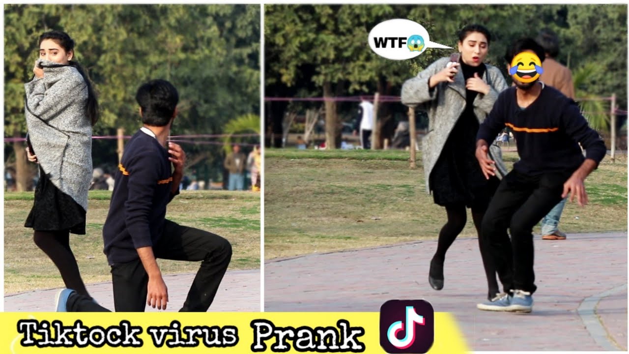 TikTok Virus Prank on Girl's AJ Pranks YouTube