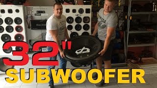 World's biggest subwoofer! Самый большой сабвуфер в мире! [eng sub]