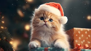 Christmas Music for cats  Calming music for attentive cats, pet therapy
