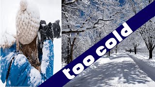 Amazing Snow falling scenes with fast camera recording