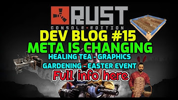 Rust Console Update! Tea Mixing Table, Gardening, Easter, Graphics And More! #rustconsole