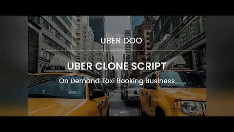 Uber Clone Script - On Demand Application - Uberdoo