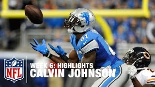 Calvin Johnson Highlights (Week 6) | Bears vs. Lions | NFL