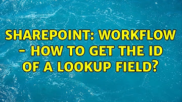 Sharepoint: Workflow - How to get the ID of a lookup field?
