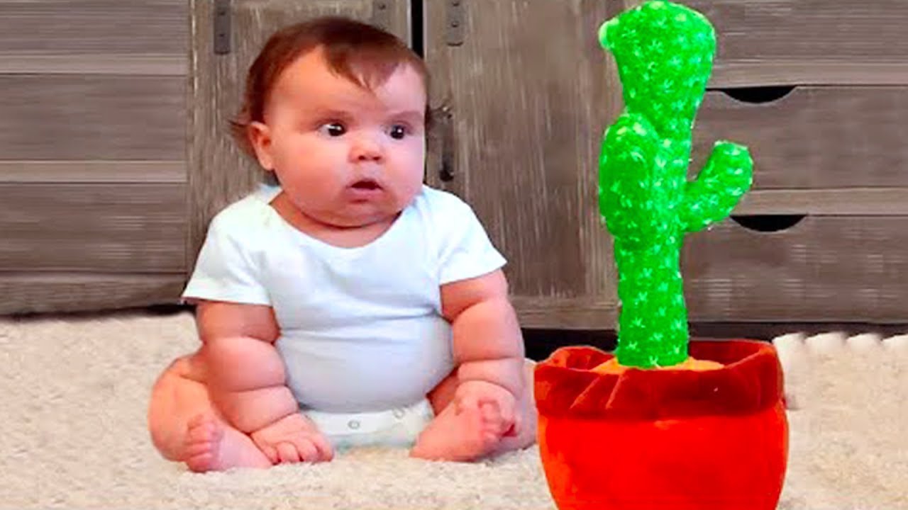 ⁣Babies Reacting Hilarious to the new toys - Try Not To Laugh Baby Shorts