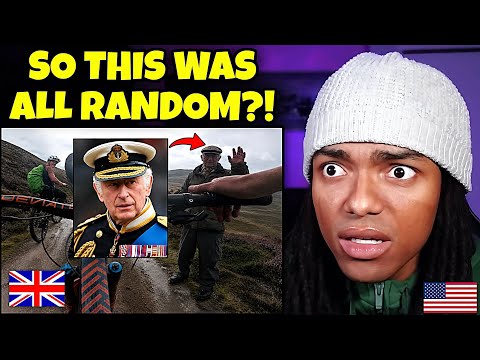 AMERICAN REACTS to “We Bumped Into KING CHARLES on This Bike Ride”