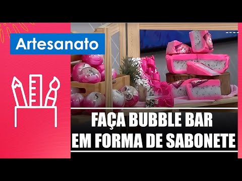 Aprenda a fazer bubble bar em forma de sabonete com o artesão Peter Paiva – 08/10/24