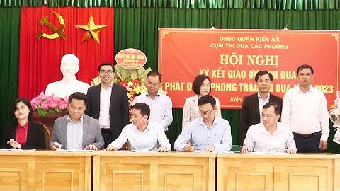Cụm thi đua các phường thuộc quận ký kết giao ước thi đua, phát động phong trào thi đua năm 2023