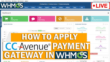 [🔴LIVE] How to apply CC Avenue payment gateway in WHMCS?