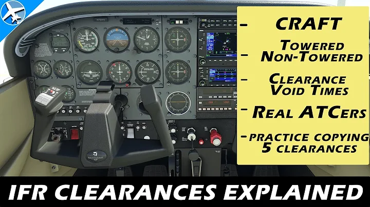 Request and Copy IFR Clearances | Pro Pilot Tutorial with Real Air Traffic Controllers