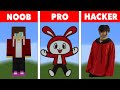 Noob vs pro vs hacker minecraft pixel artjj