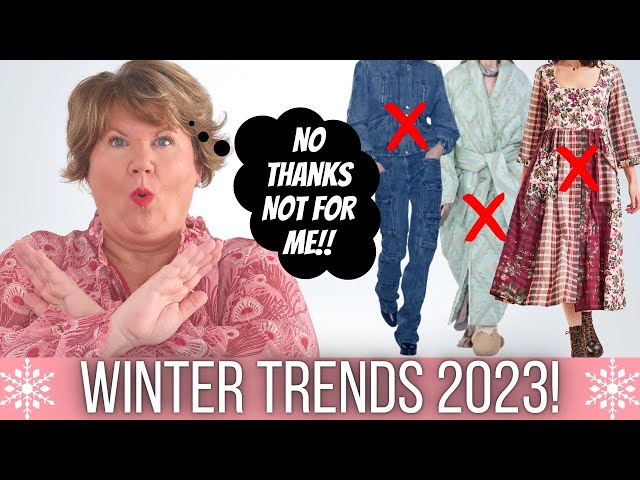 ❌10 HORRIBLE 2023 Winter Fashion Trends for Plus Size Women over 50 ❌+ 3  That I LOVE! 