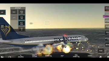 Ryanair Engine fail,Flaps fail Emergency Landing London Heathrow Airport!|RFSReal Flight Simulator