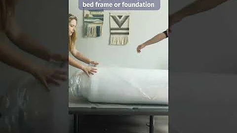 How To Unbox A Bed In A Box #shorts