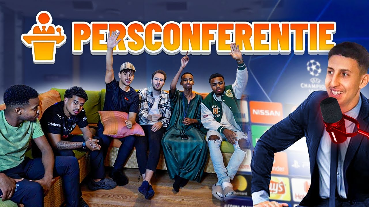 DE PERSCONFERENTIE GAME (VERLIEZER EET HEETSTE PEPER IN DE WERELD 🌶️)