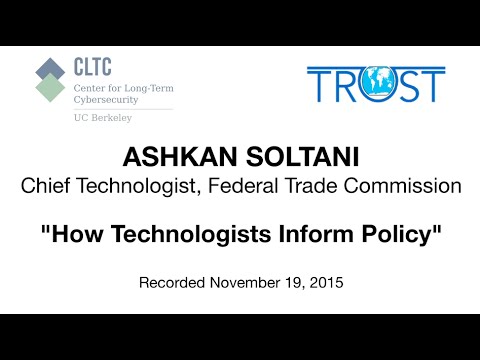 Ashkan Soltani at UC Berkeley, Nov. 19, 2015 - YouTube