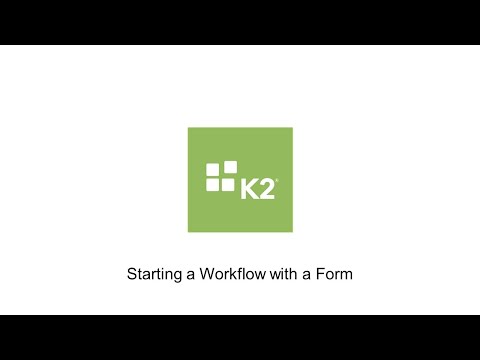 How-To: Starting a Workflow with a Form