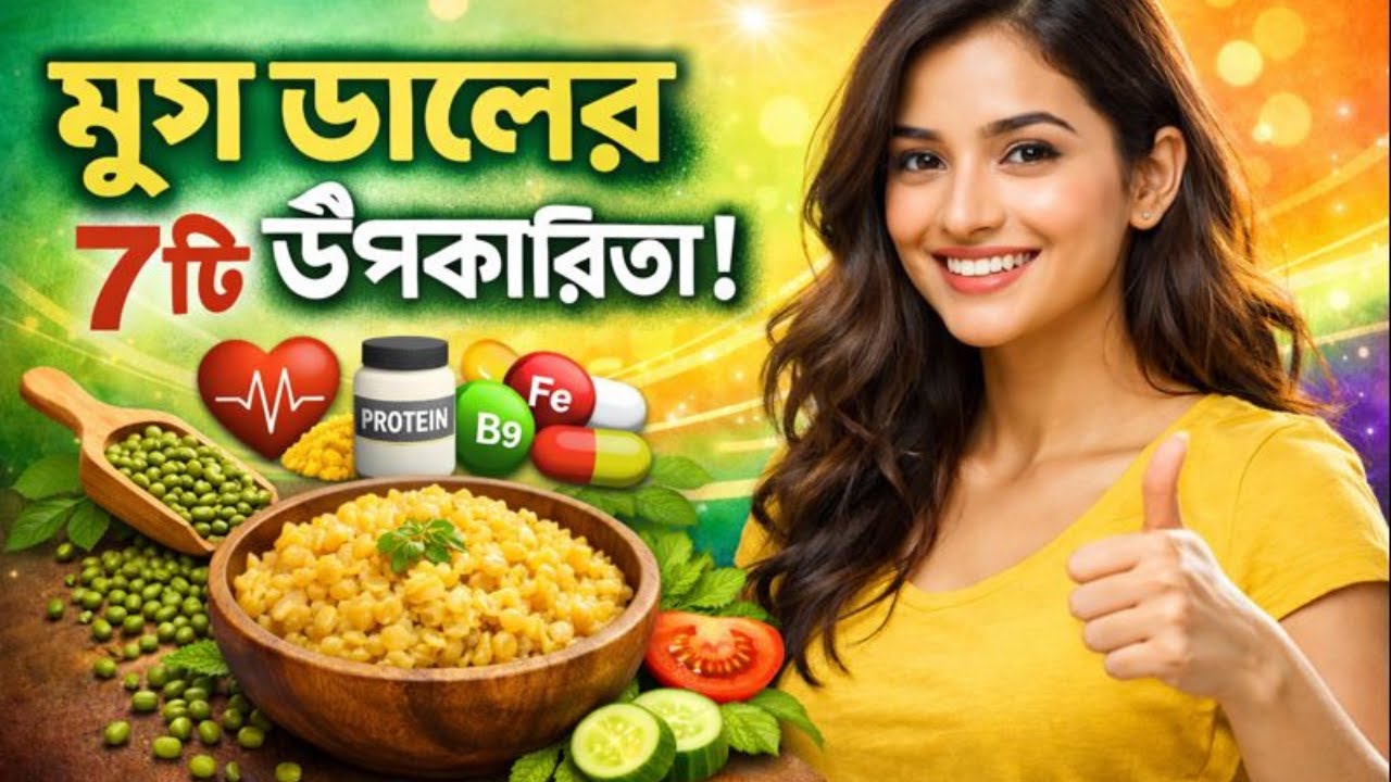 মুগ ডাল প্রতিদিন খেলে কী হয়  ||  ৭টি বৈজ্ঞানিক প্রমাণিত উপকারিতা || Moong Dal in Bengali ||