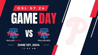 DSL ST - PHILLIES WHITE VS DSL RED