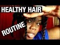 easy way to trim natural hair|natural hair routine for growth