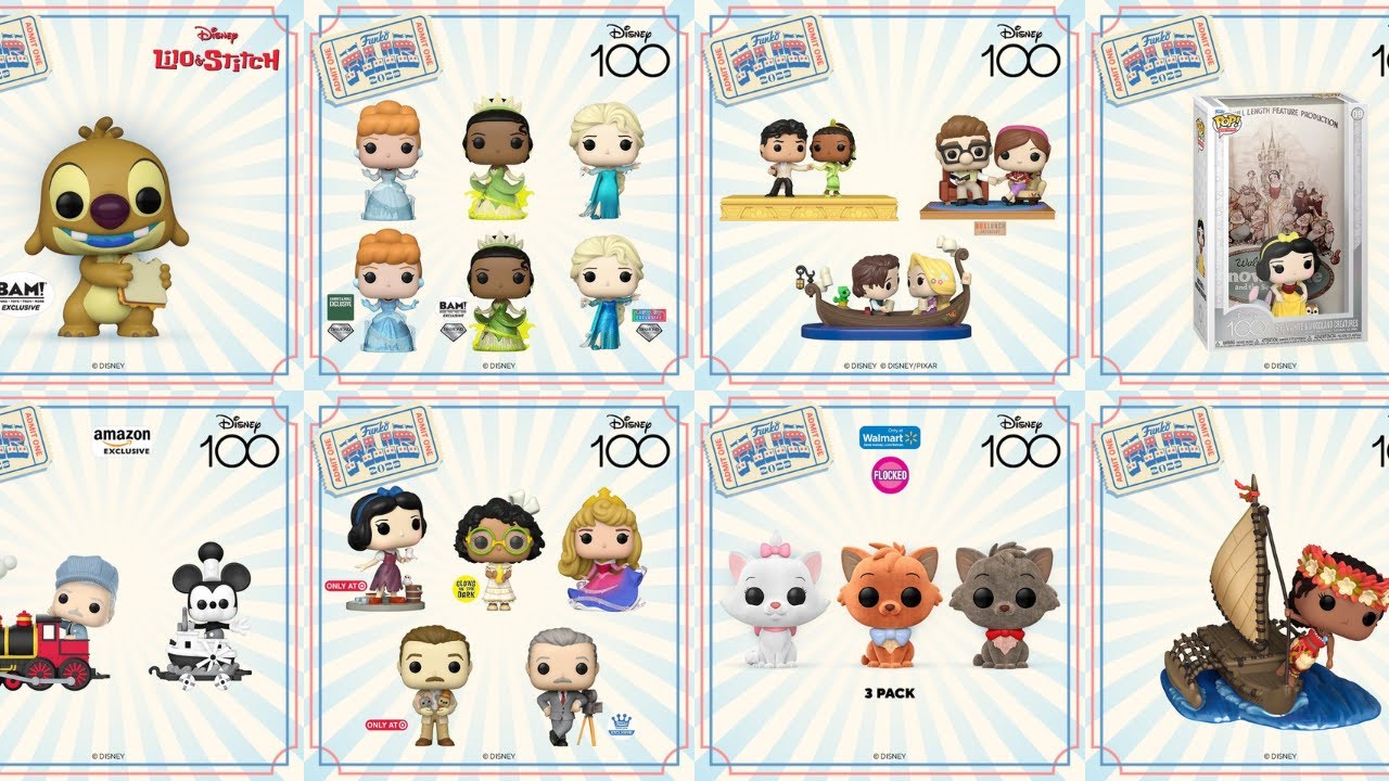 NUEVOS FUNKOS por el 100 ANIVERSARIO de DISNEY 