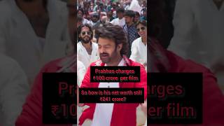Raja Saab Actor Prabhas Crores Charge Karta Hai Phir Net Worth Itni Kam Kyun? #prabhas #rajasaab