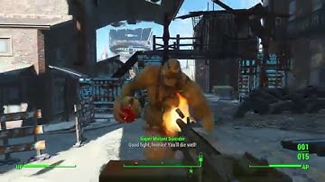 Suicide Mutant Jump Scare | Fallout 4 HD 1080P