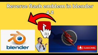 Blender 3D Animation: Reverse Flash Emblem Creation