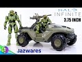 "WARTHOG with MASTER CHIEF" 3.75 inch Wicked Cool Jazwares Halo Infinite Vehicle Set Review