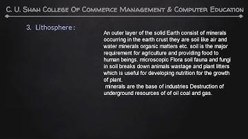 B.B.A SEM-1 ENVIRONMENTAL SCIENCE  U1 PART II  BY PROF. BHARTI PARMAR