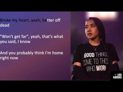 Got You Upset Karaoke Tatiana Manaois - YouTube